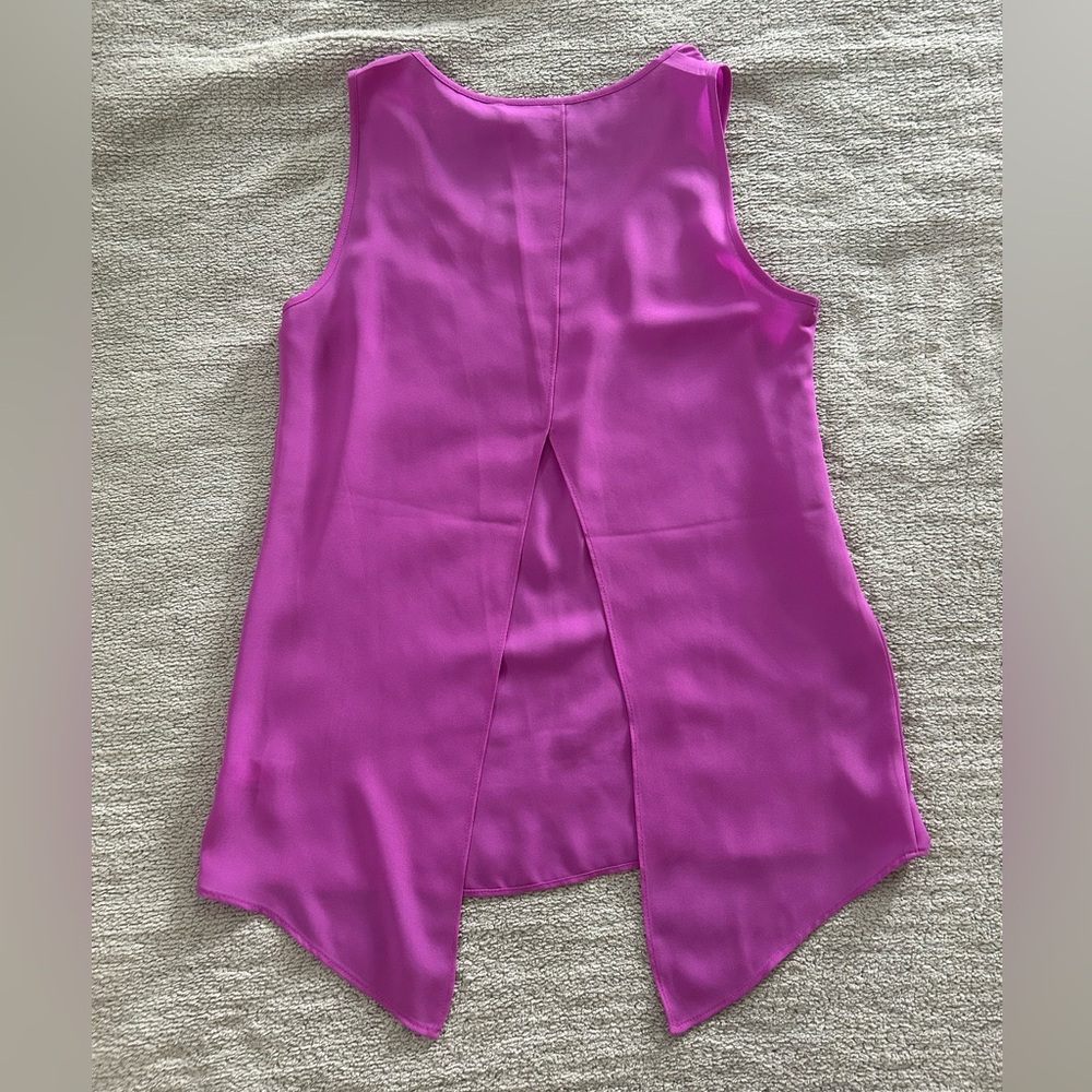 Express Pink Open Back Tank Top - Picture 2 of 3